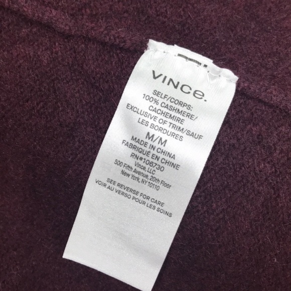 Vince Raglan Sleeve Cashmere Cardigan - Picture 9 of 9